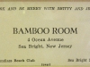 Bamboo Room, Sea Bright, New Jersey